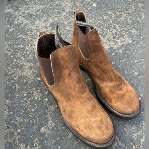 Ralph Lauren Double RL Brown Chukka Boots